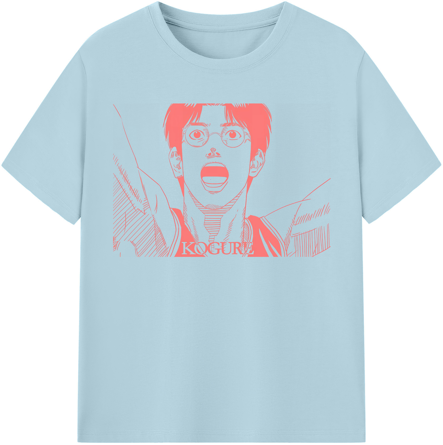 SLAM DUNK／スラムダンク 綿100％半袖Tシャツ（フロントプリント）